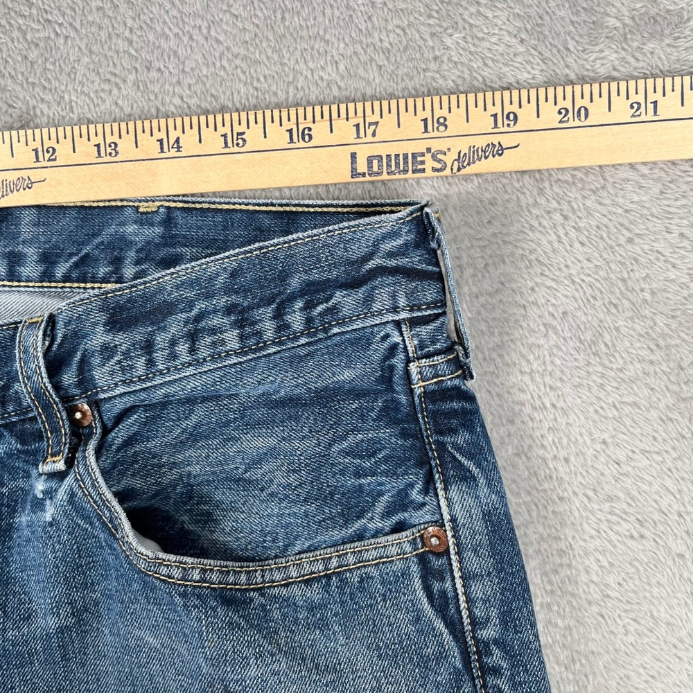 Levi's 501 Button Fly Jeans Mens 38x32 Mexico WPL 423 Distressed Y2K - Picture 11 of 13